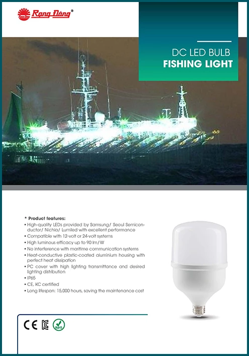 DC LED bulb Fishing light