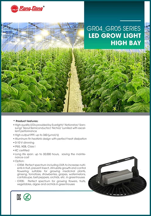 GR04-GR05 Series LED grow light High bay