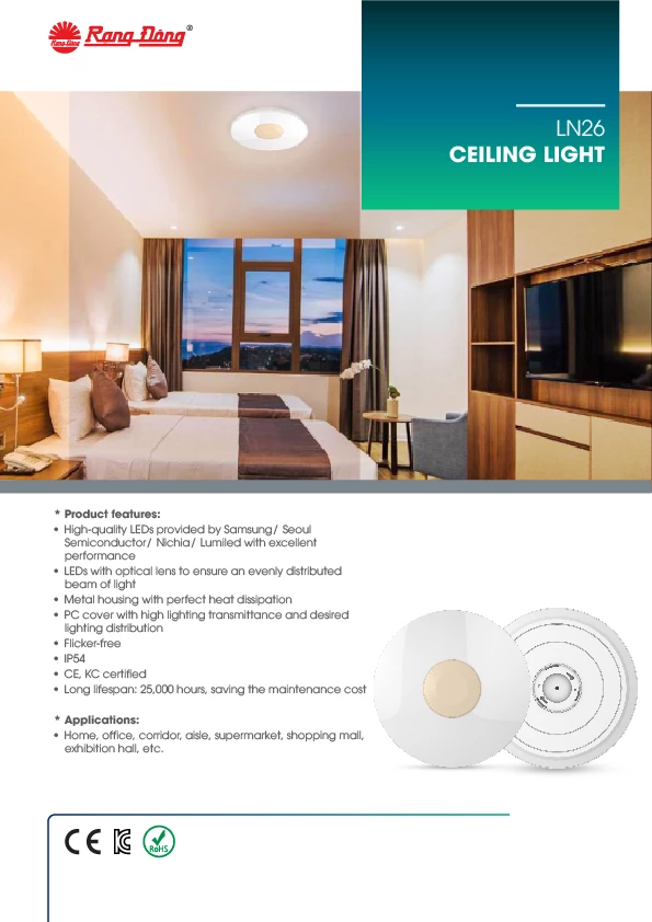 LN26 CEILING LIGHT