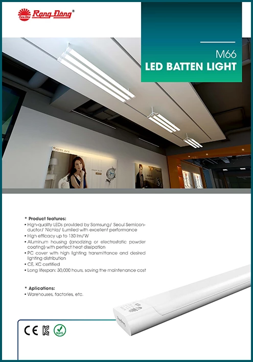 M66 LED Batten light