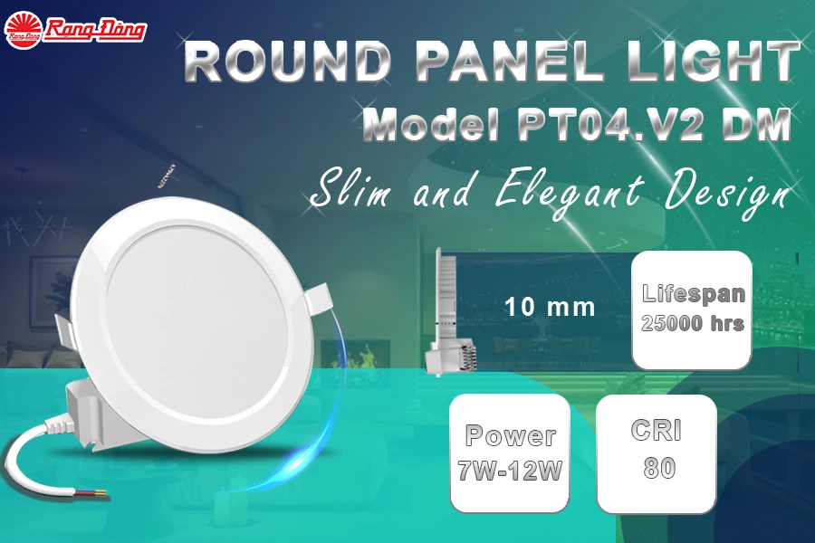 Rang Dong’s Round Panel Light Boosts Modern Interior