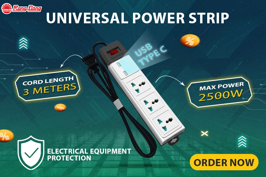 Rang Dong’s Universal Power Strip Allows Quick Charge