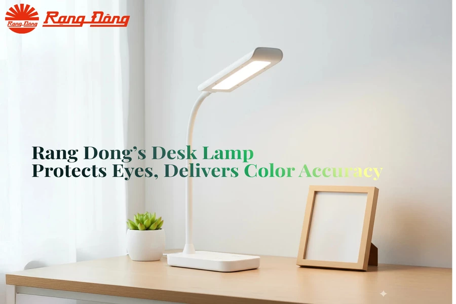 Rang Dong’s Desk Lamp Protects Eyes, Delivers Color Accuracy