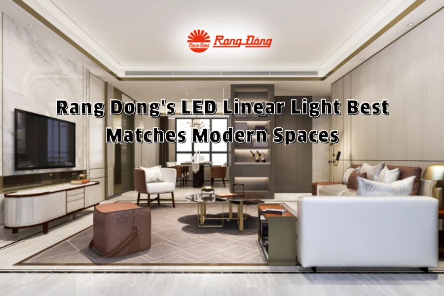 Rang Dong's LED Linear Light Best Matches Modern Spaces