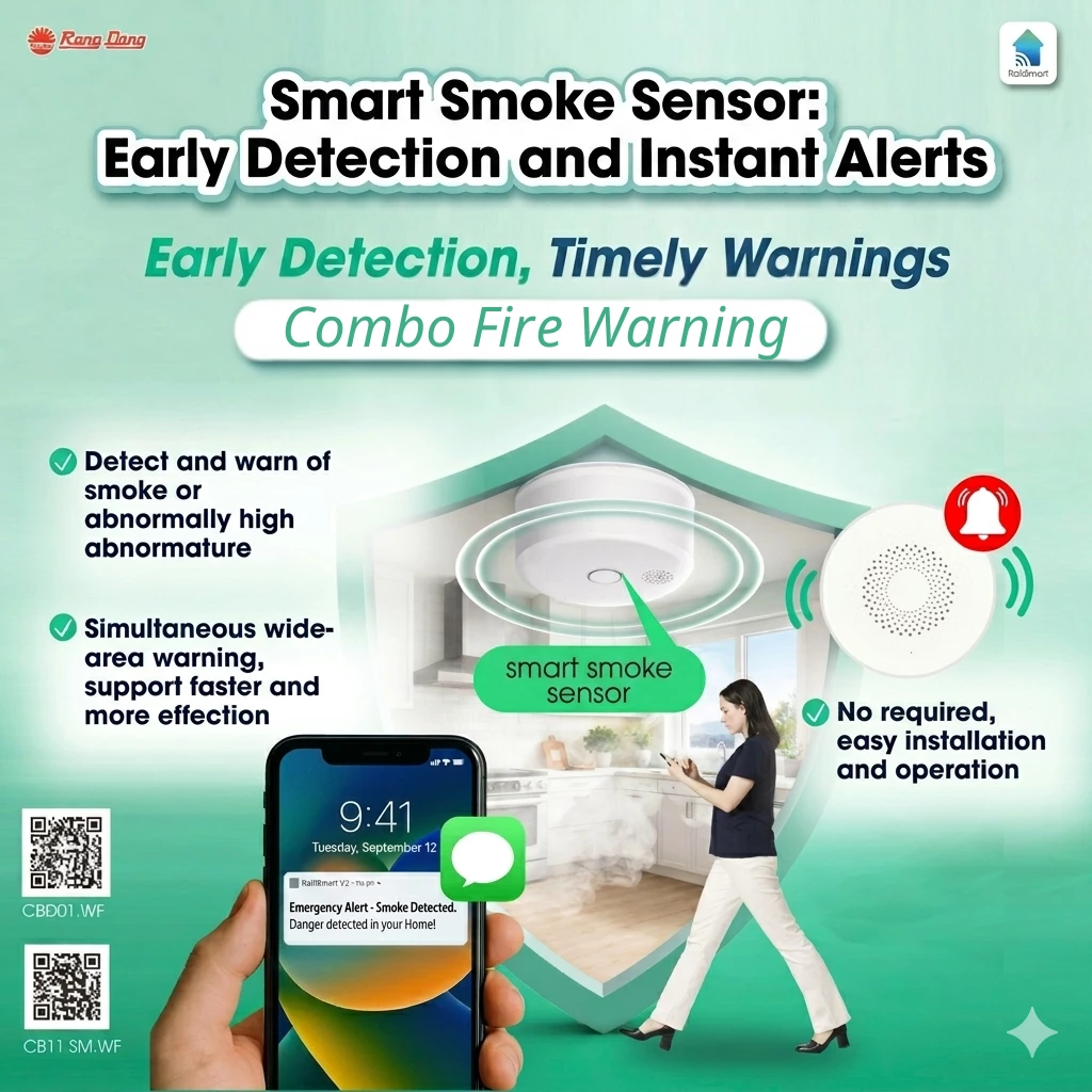 Rang Dong’s Smart Smoke Sensor Enhances Fire Safety