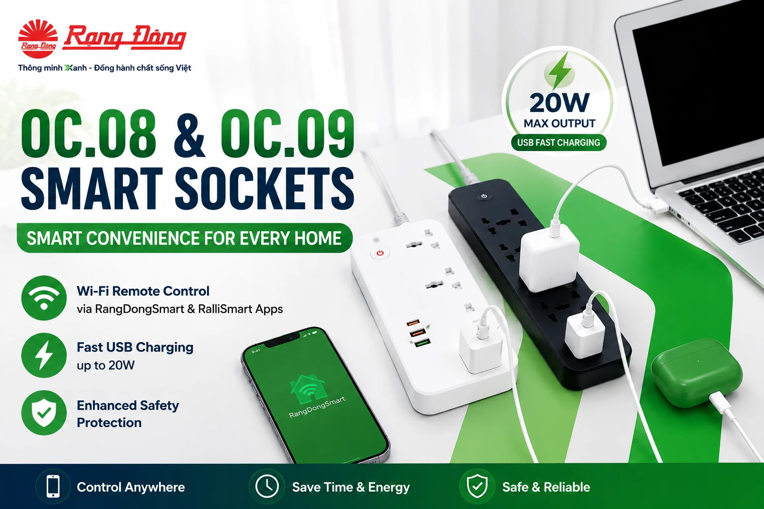 Vietnam’s Rang Dong Develops Smart Sockets for Smarter Living