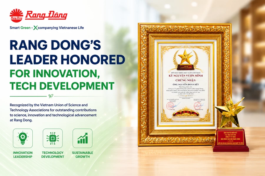 Rang Dong’s Leader Honored For Innovation, Tech Development