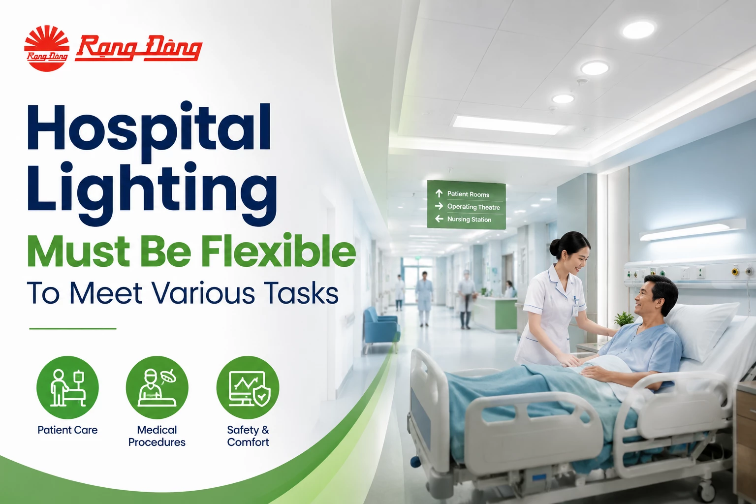 Hospital Lighting Must Be Flexible To Meet Various Tasks