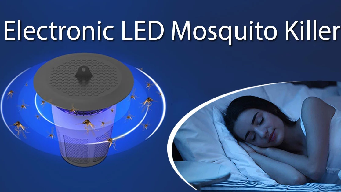 Electronic LED mosquito killer keeps our home safe in silence
