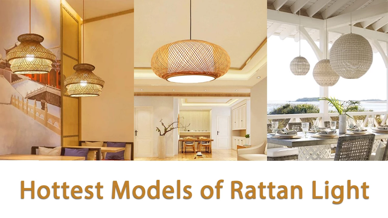Rattan light gives style to various home spaces
