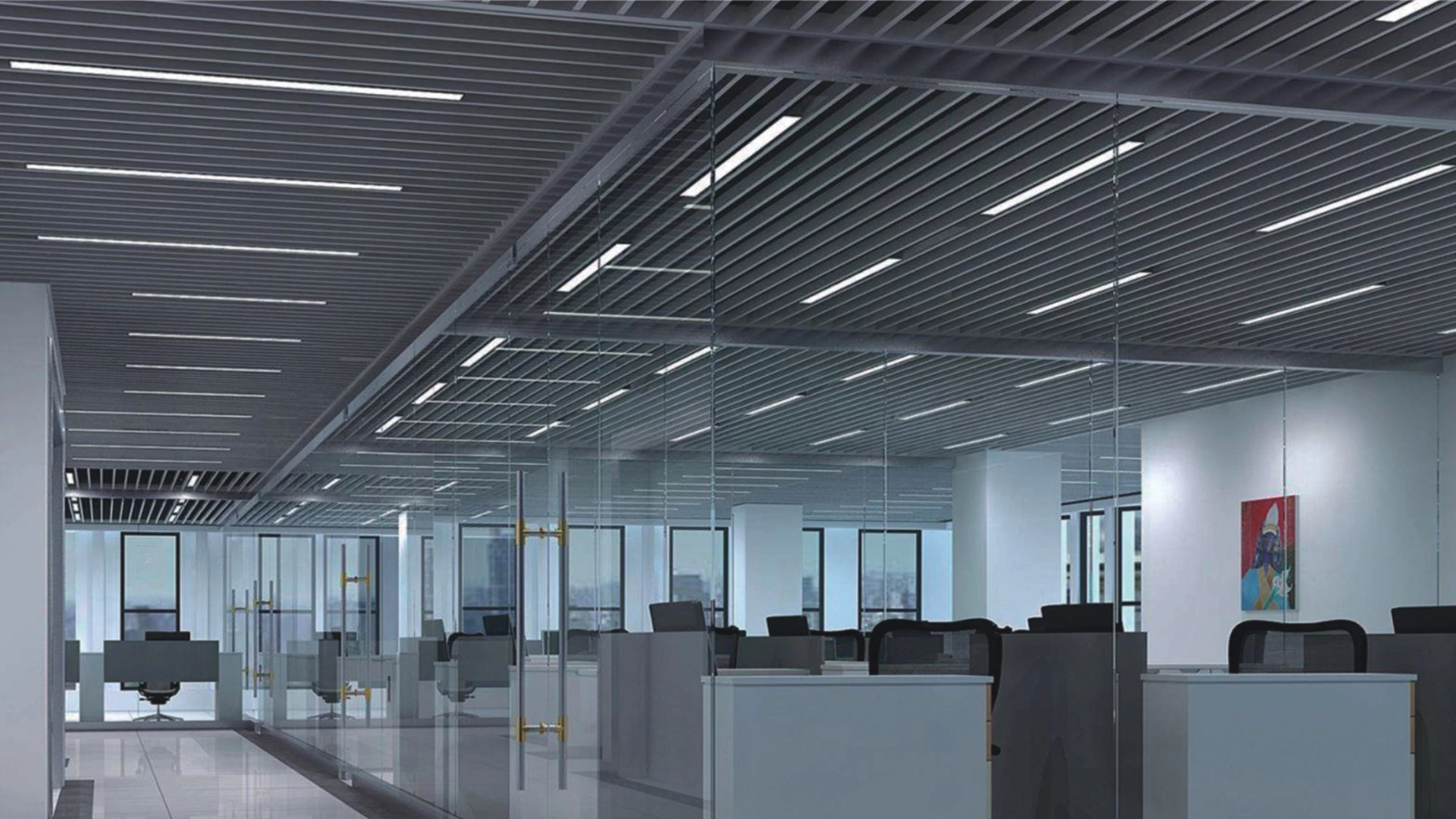 LED linear light maximizes interior space