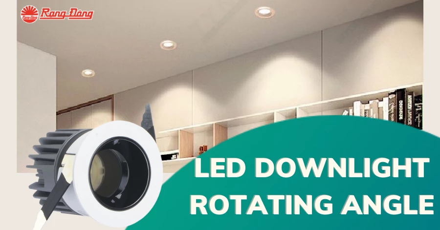 LED Downlight rotating angle saves costs in home decoration
