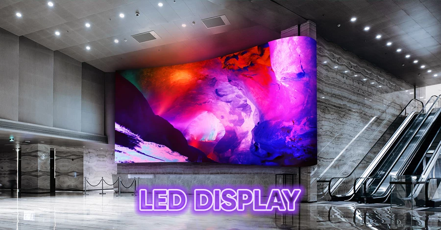 LED display makes an effective tool for product ads in trade