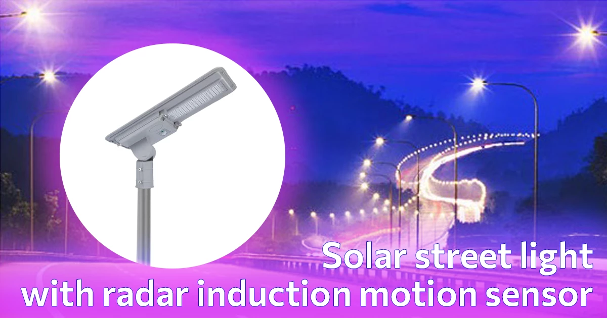 Rang Dong’s solar street light with radar induction motion sensor