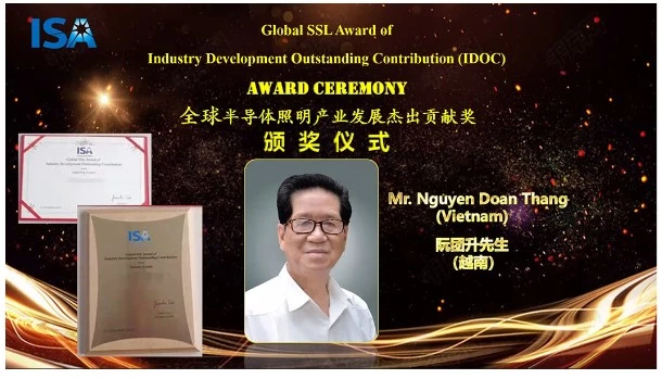 Rang Dong Leader Wins Prize For World Lighting Sector Input