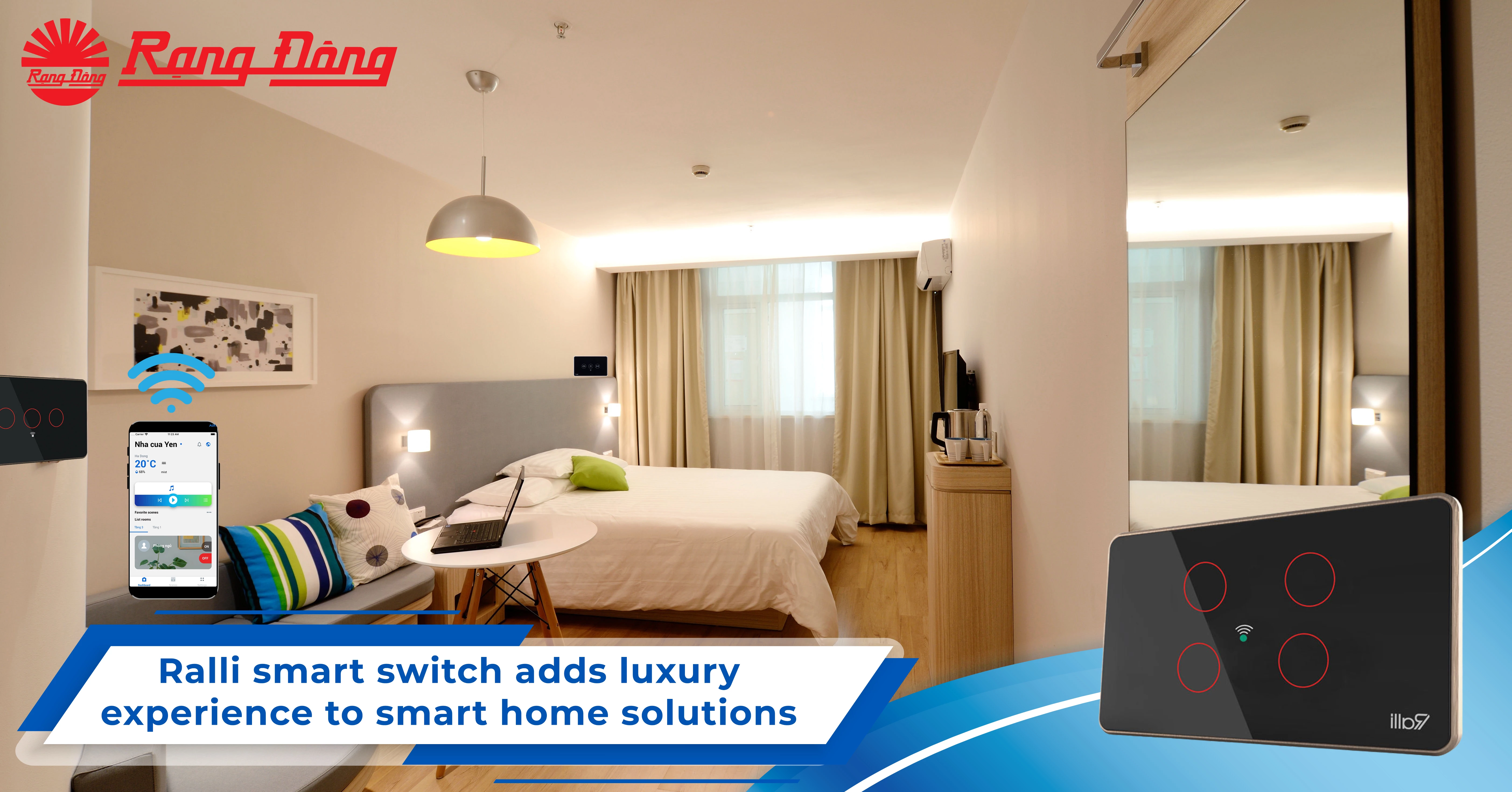 Ralli smart switch adds luxury experience to smart home solutions