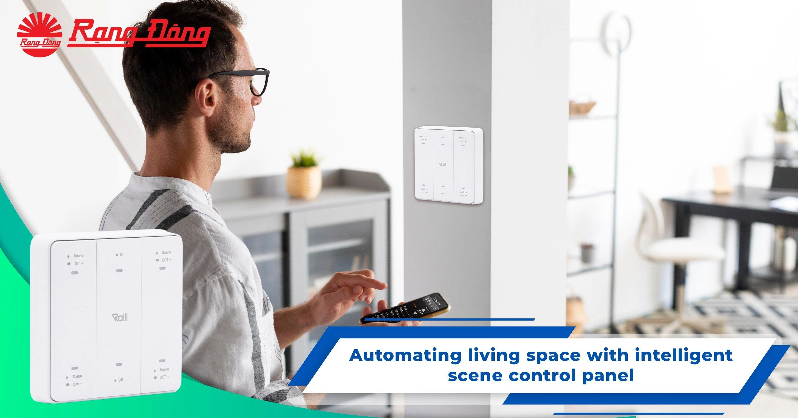 Automating living space with intelligent scene control panel