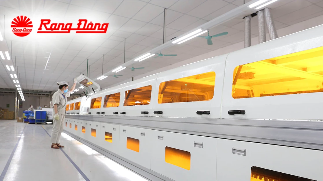Rang Dong uses hi-tech, automated production lines for LED lightings