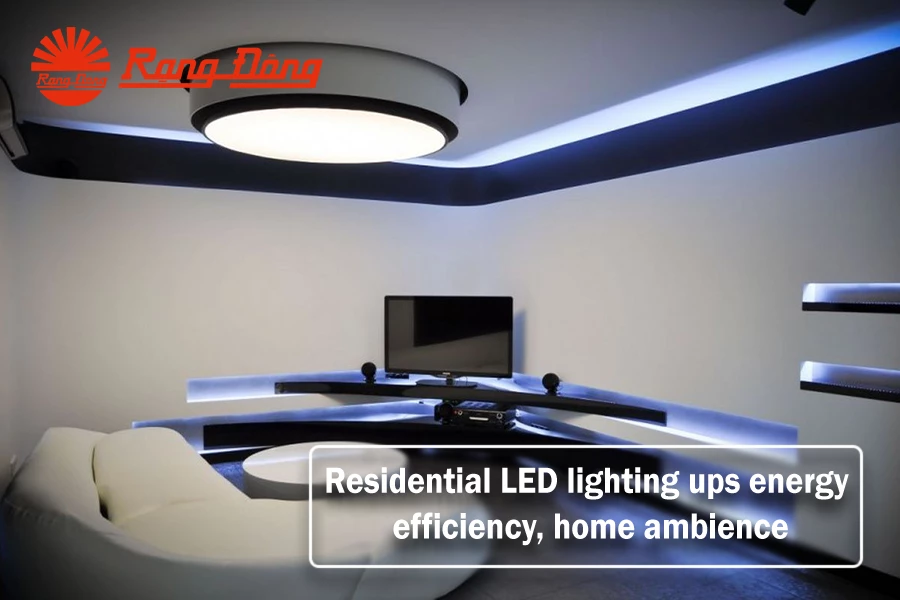Residential LED lighting ups energy efficiency, home ambience