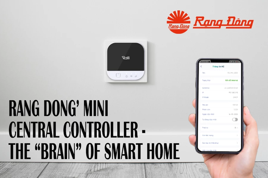 Rang Dong’s mini central controller - the brain of smart home