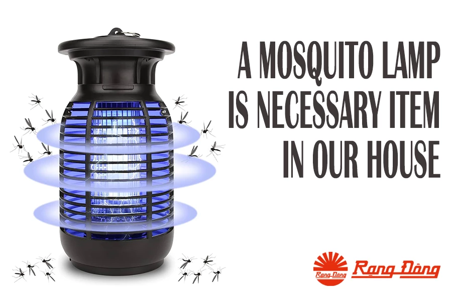 A mosquito lamp is necessary item in our house