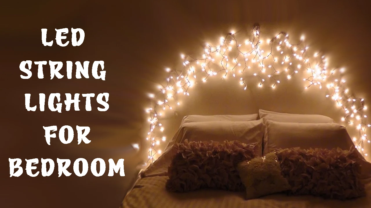 LED string lights help renovate bedroom
