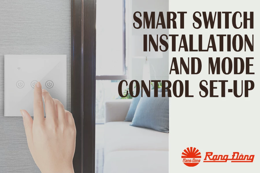 Smart switch installation and mode control set-up