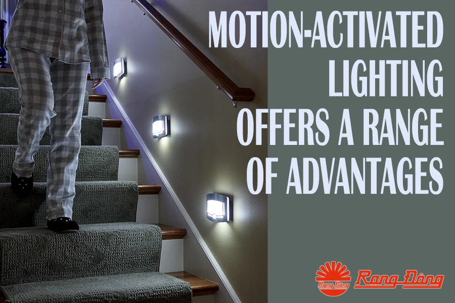 Motion-activated lighting offers a range of advantages