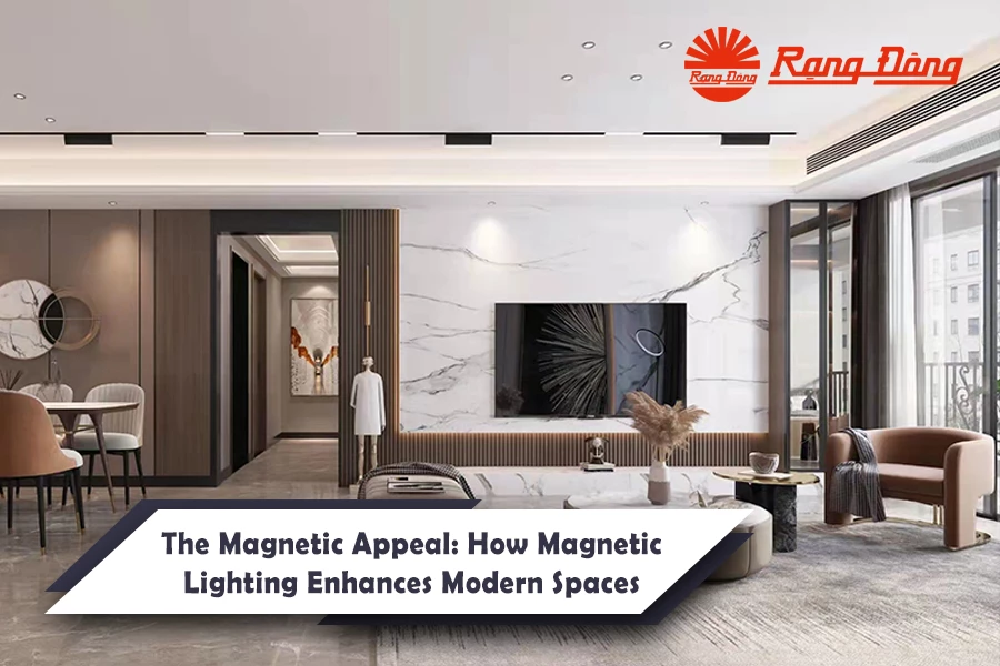 Magnetic lightings bring new look, vitality to modern space