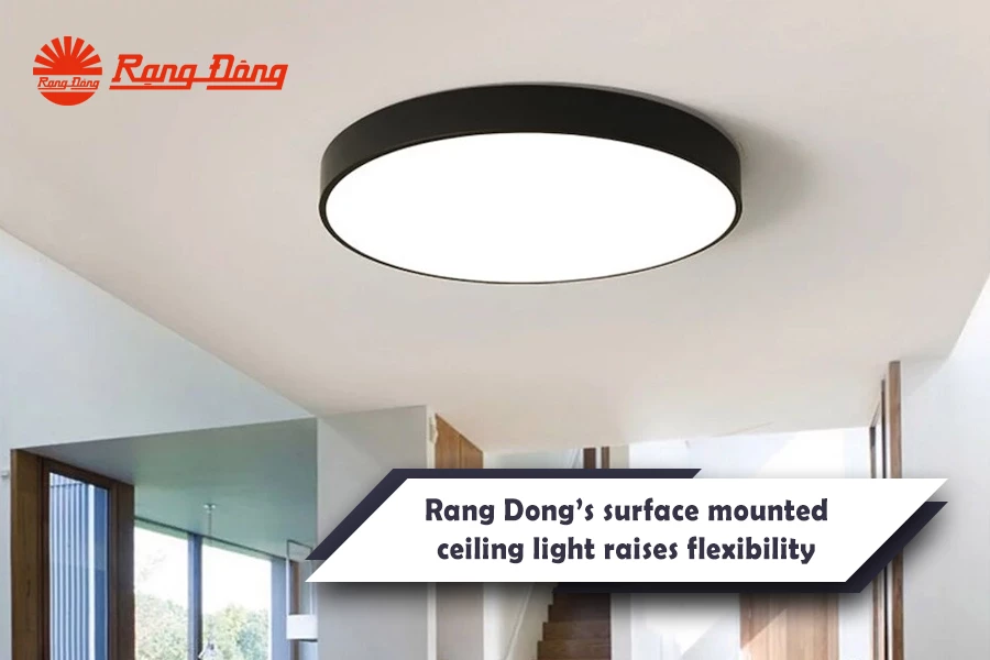 Rang Dong’s surface mounted ceiling light raises flexibility