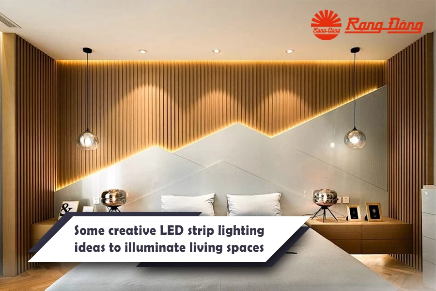 Some creative LED strip lighting ideas for living space