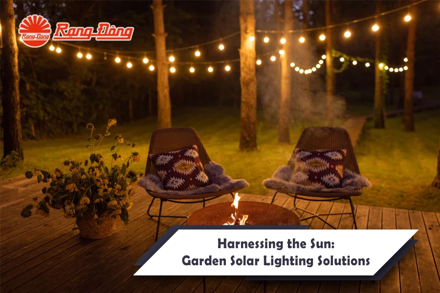 Garden Solar Lighting Helps Cut Energy Consumption