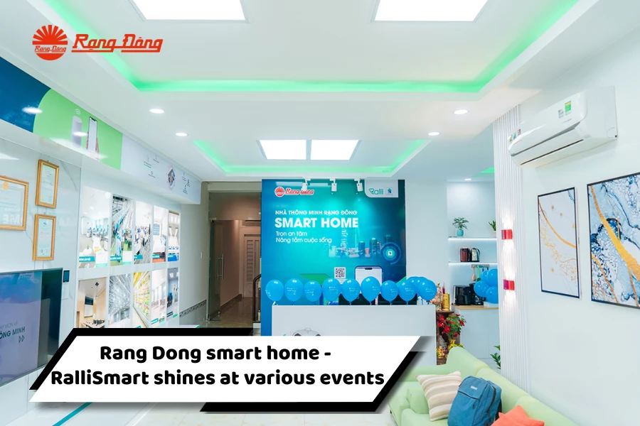 Rang Dong Smart Home Solution Shines at Vietnam-based Events