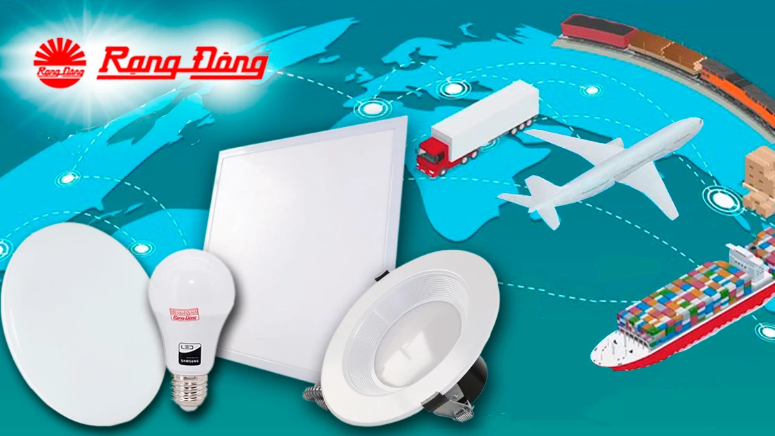 Rang Dong's LED lights have reached more than 40 countries