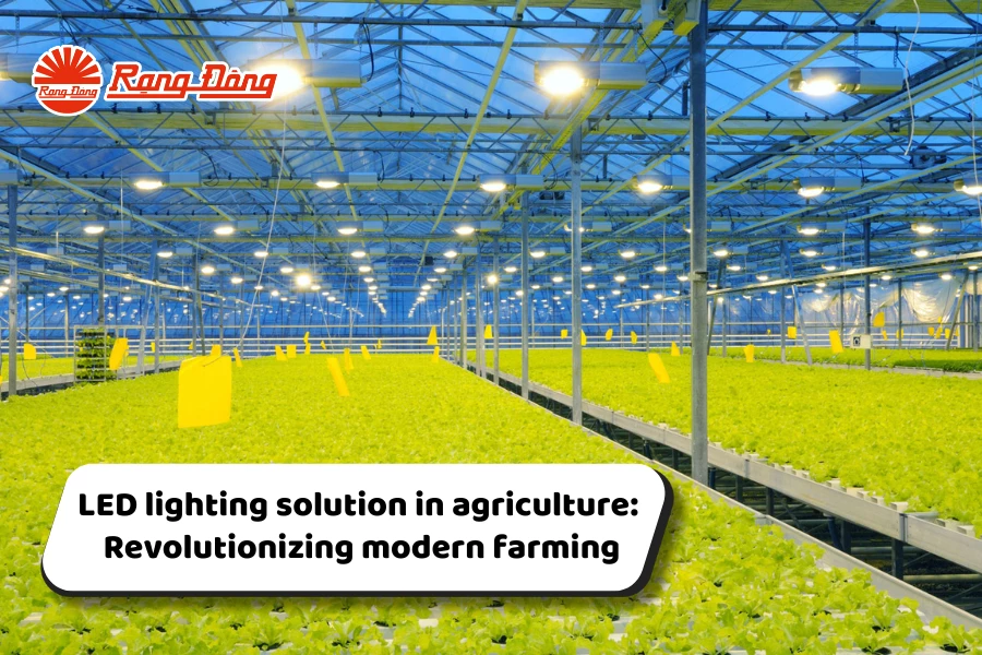 LED lighting solution in agriculture assists modern farming