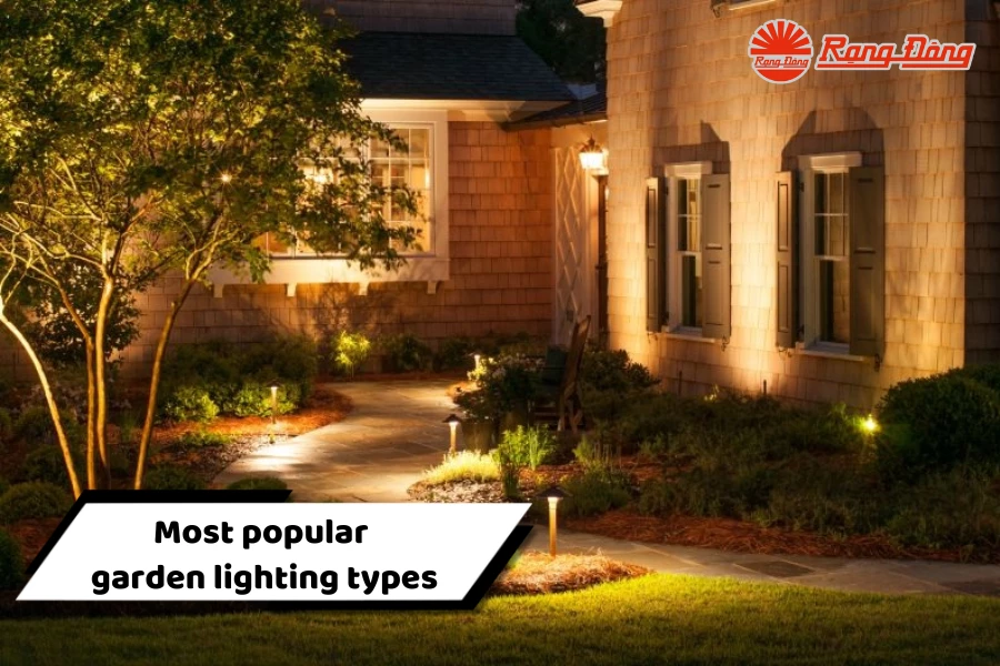 Garden lighting makes effective decoration