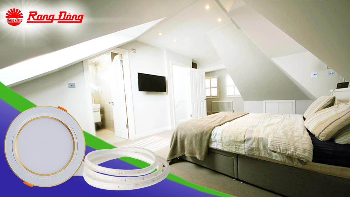 LED lights can give low-ceiling rooms more space and comfort
