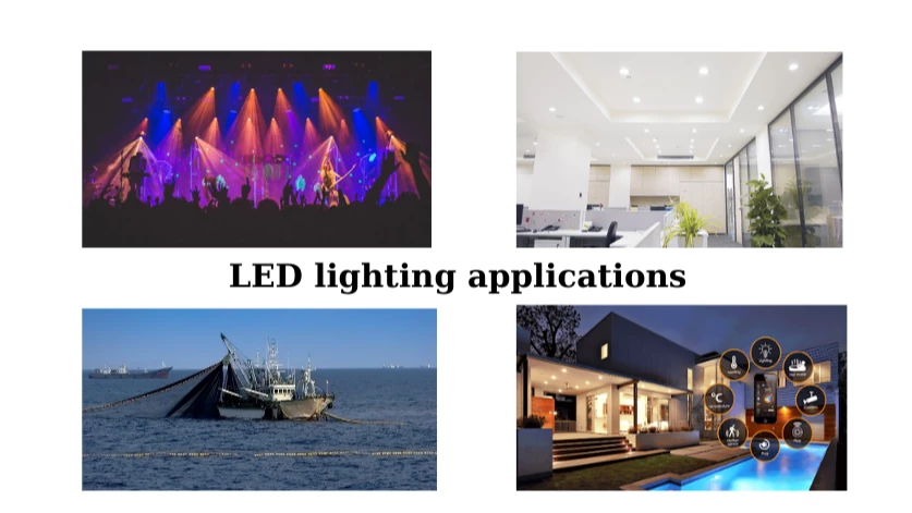 LED lighting applications find wide usage in daily life