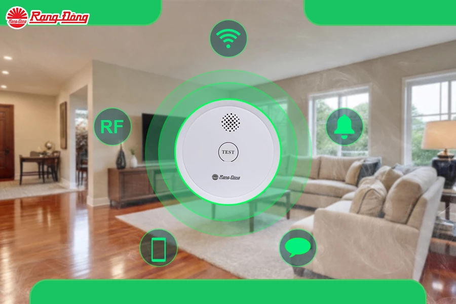 Rang Dong Makes Wireless Smoke Detector with Smart Operation
