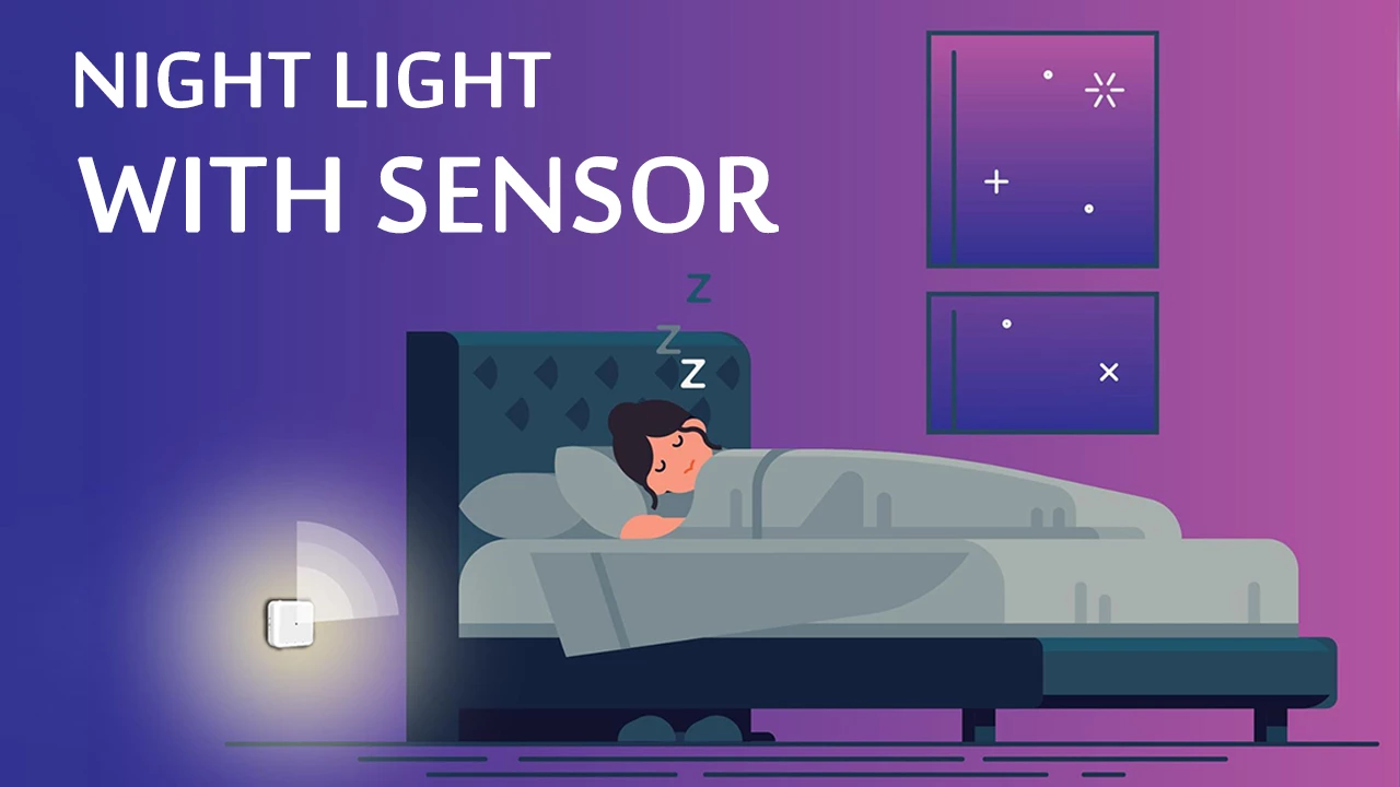 Night light with sensor comes handy for home space