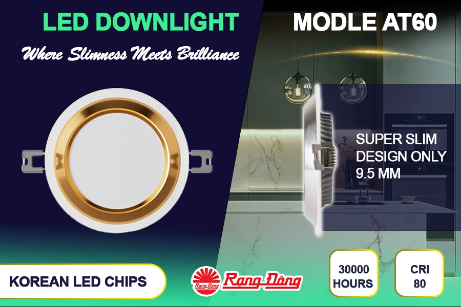 Rang Dong’s Slim Downlight Saves Installation Time, Space