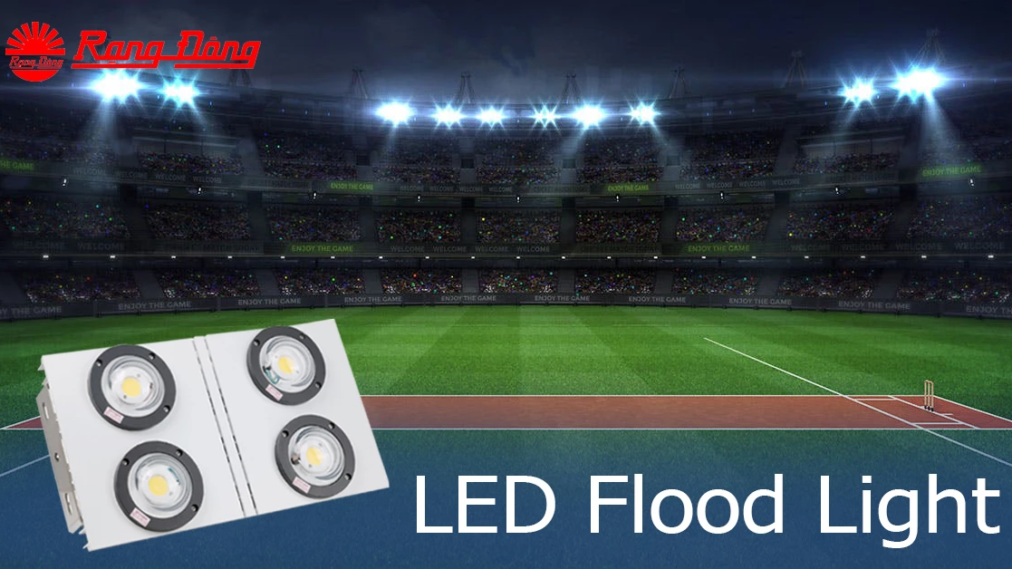 LED flood light for stadiums, sea ports and other buildings