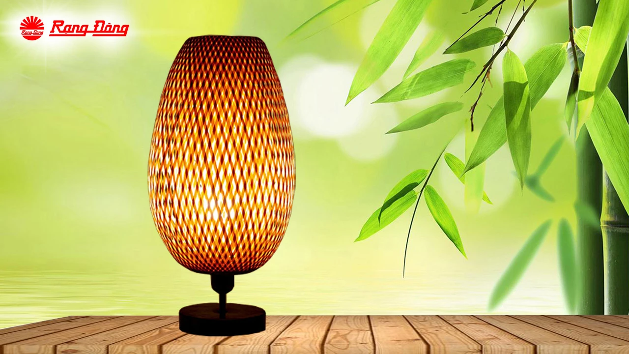 Bamboo makes craft hanging lamp extraordinary
