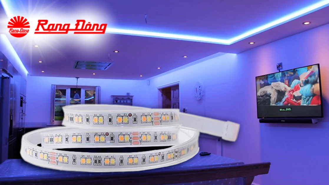 LED Strip lights can paint modern colorful home space