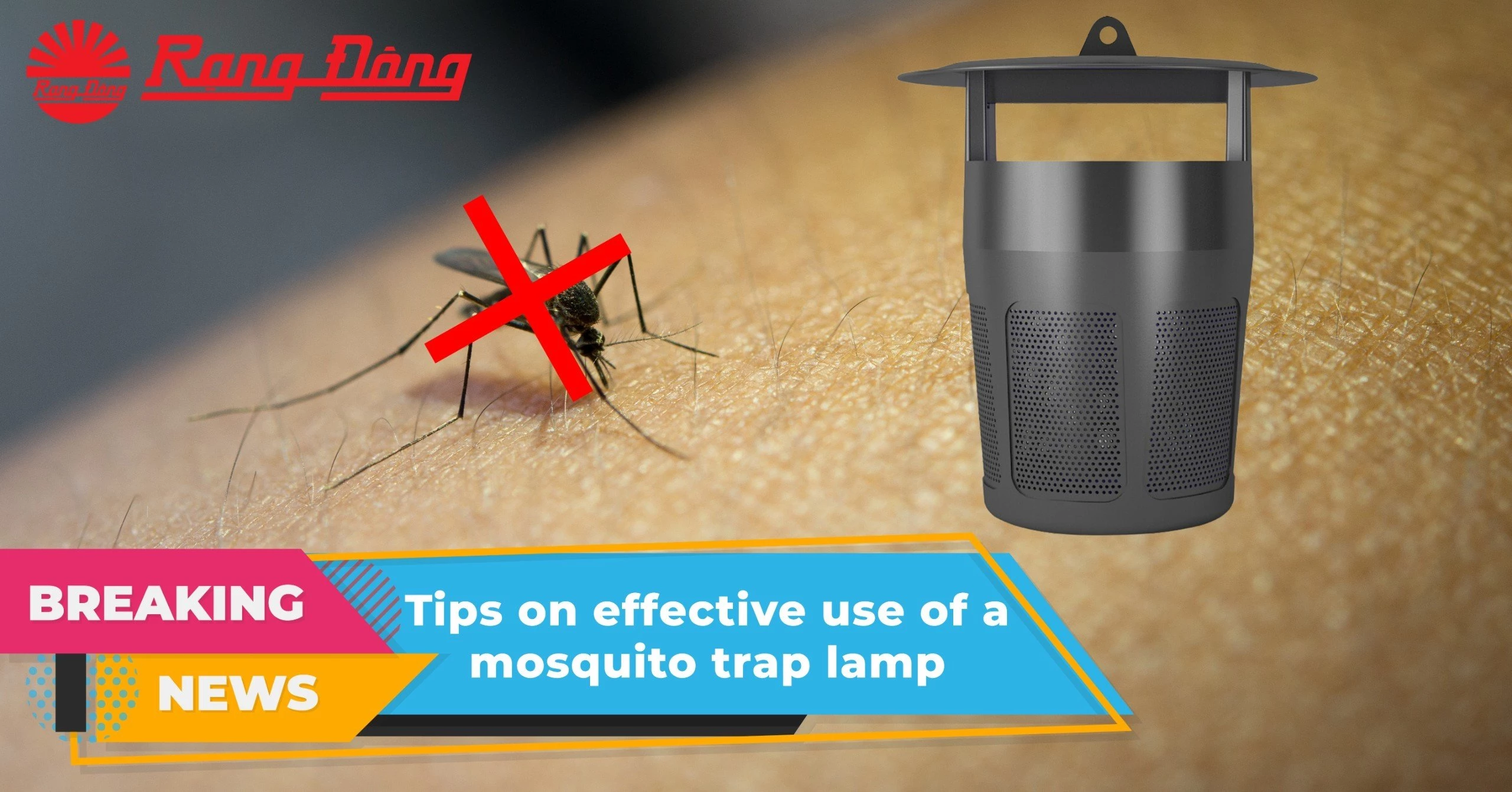 Tips on effective use of a mosquito trap lamp